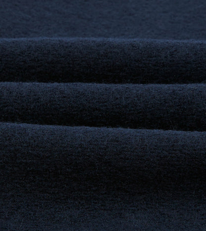 Drake's Navy Wool Three-Pocket Chore Jacket
