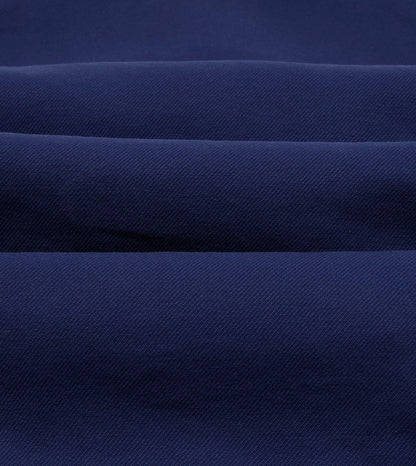 Drake's French Blue Cotton Serge Double-Breasted Chore Coat