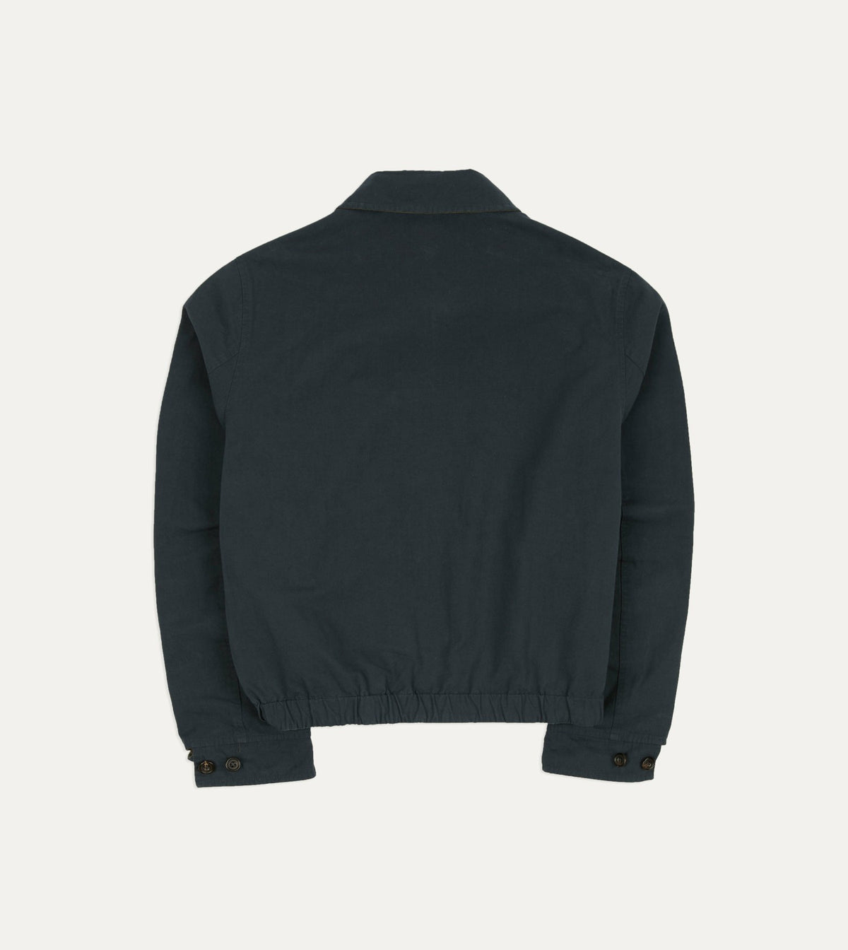 Drake's Olive and Navy Reversible Cotton Blouson Jacket