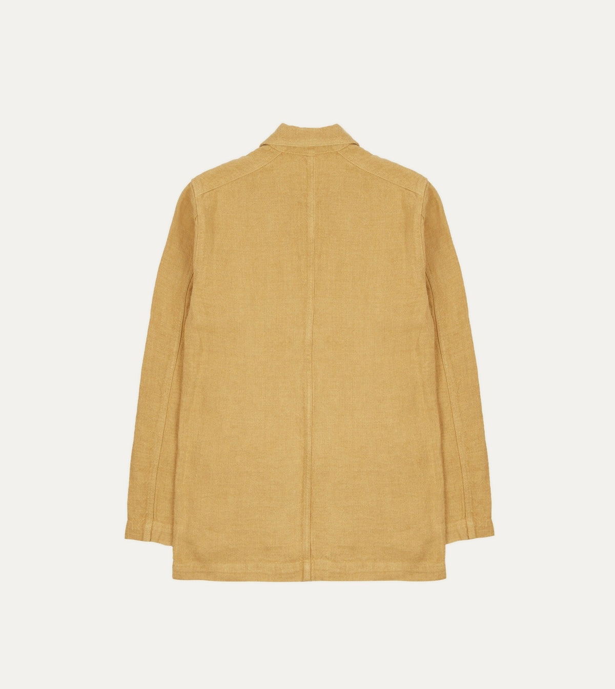 Drake's Sand Linen Five-Pocket Chore Jacket