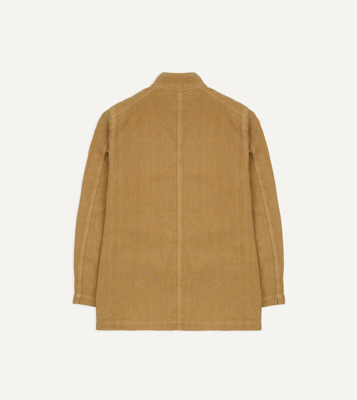 Drake's Sand Linen Forestière Jacket