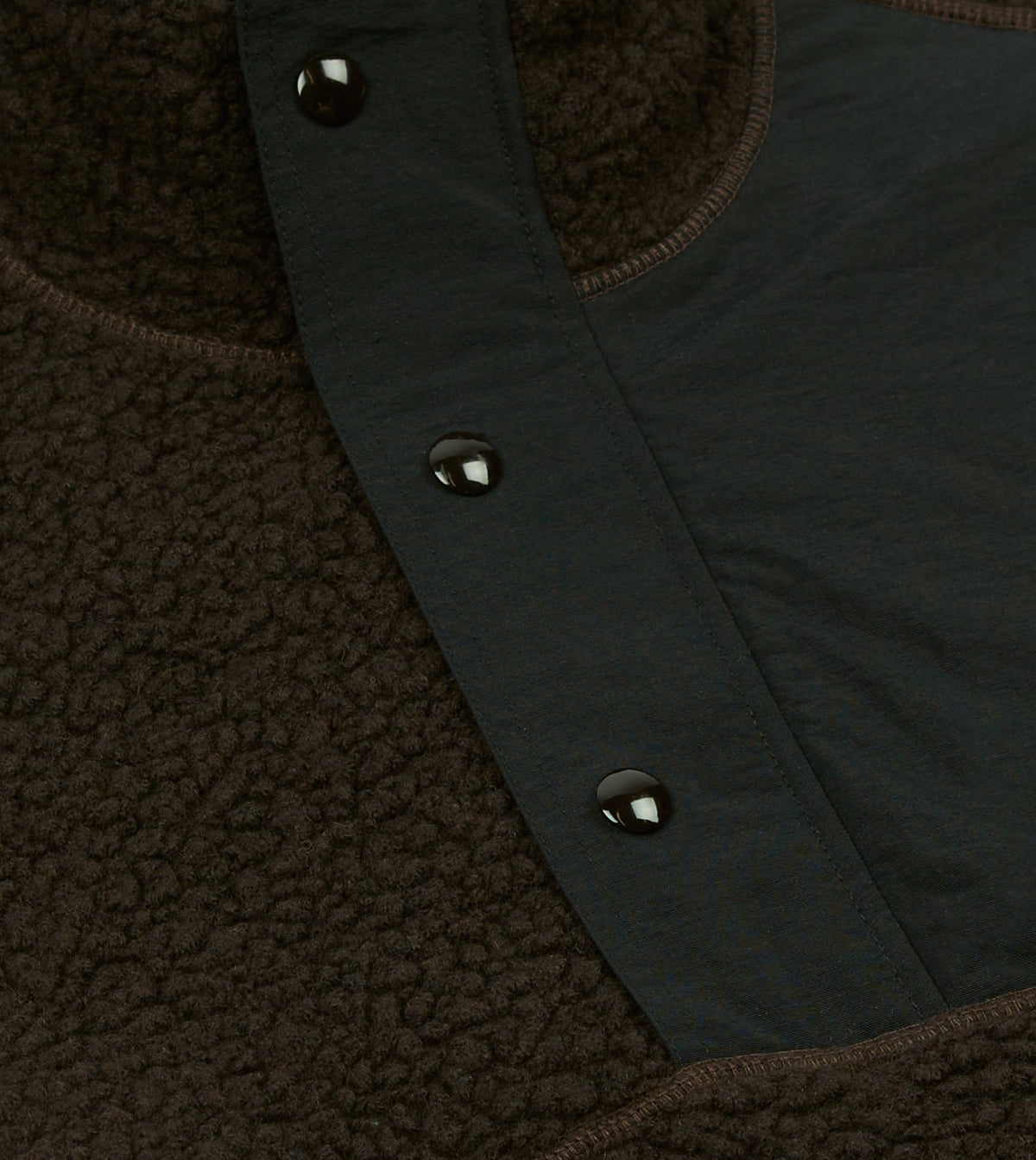 Drake's Drake's by A. Levine Boucle Wool Half-Zip Fleece Jacket