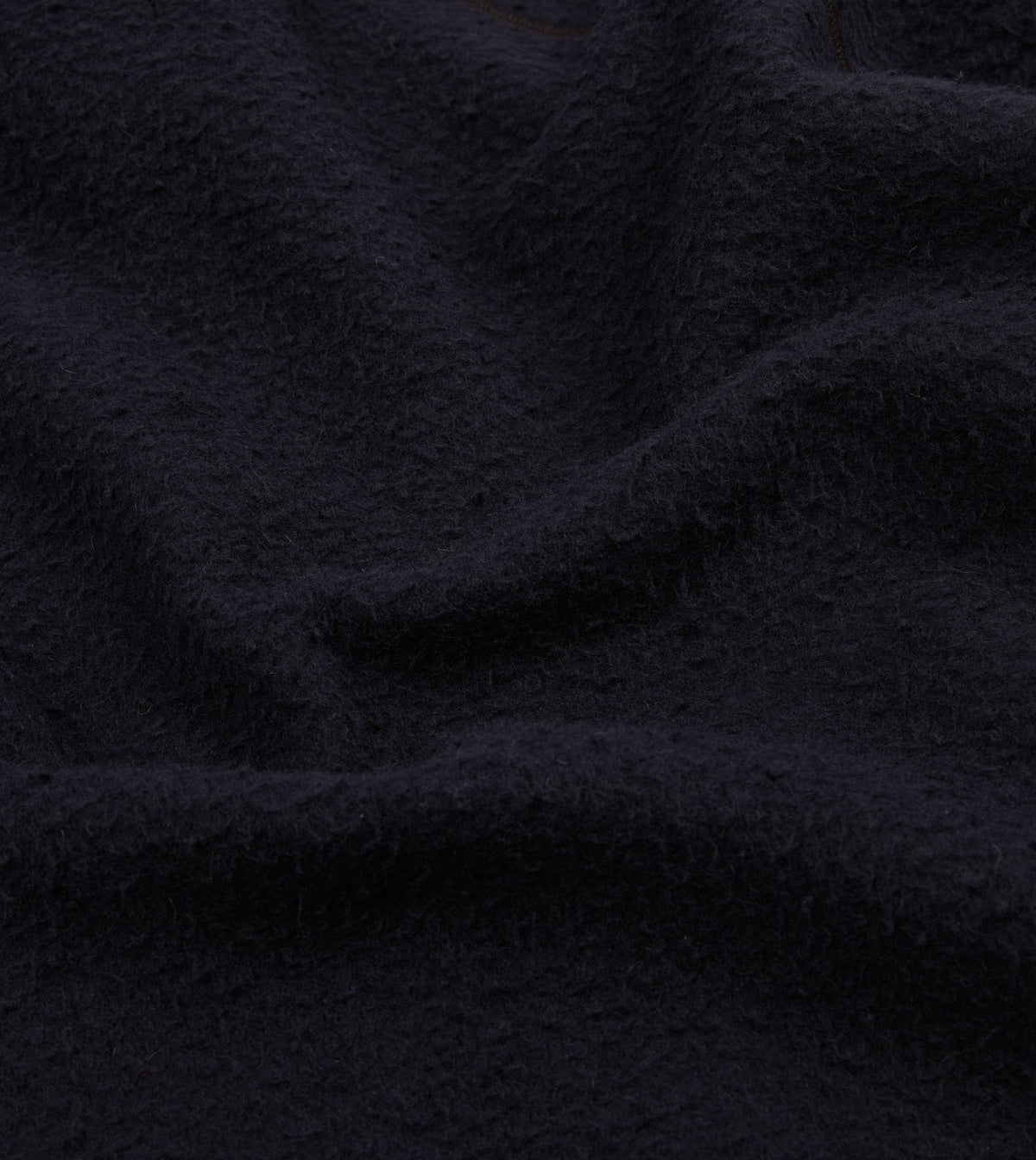 Drake's Navy Casentino Wool Half-Zip Pullover Fleece