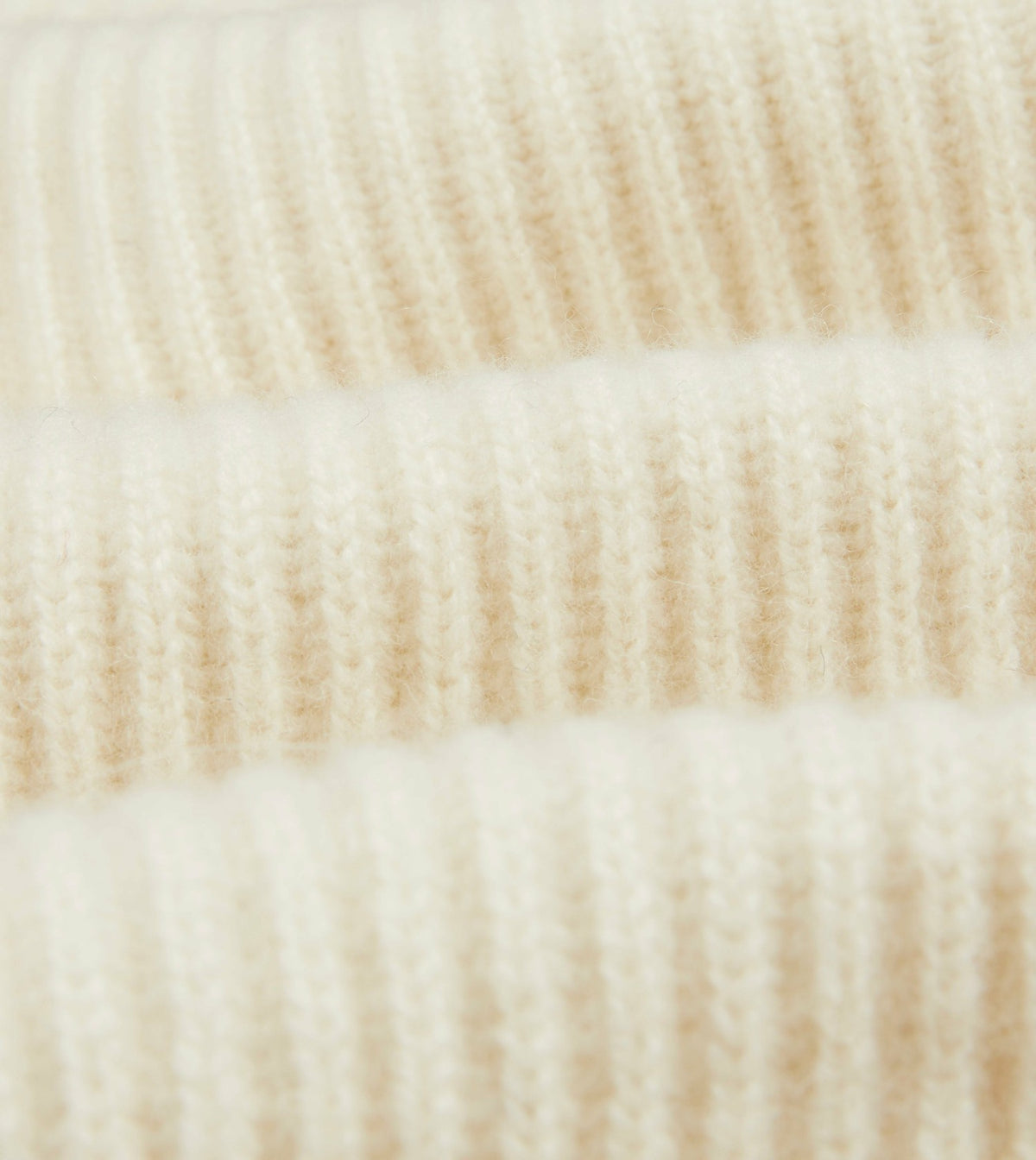 Drake's Ecru Lambswool Shawl Collar Cardigan