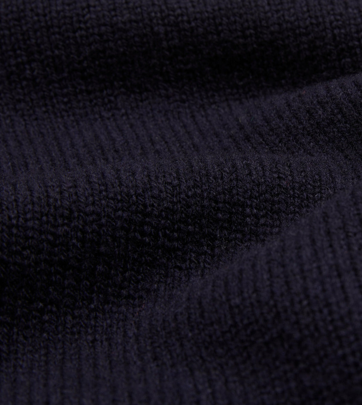 Drake's Navy Lambswool 6 Button Cardigan