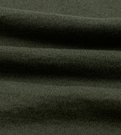 Drake's Olive Knitted Linen-Cotton Short-Sleeve Polo Shirt