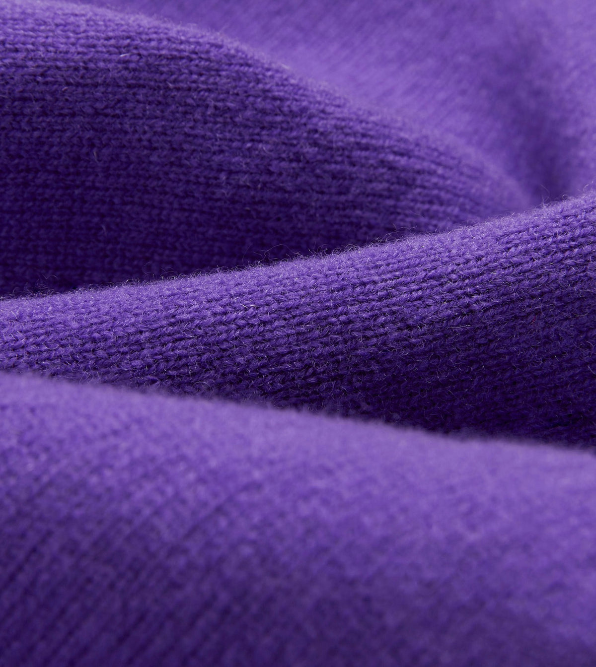 Drake's Purple Lambswool Sleeveless Cardigan