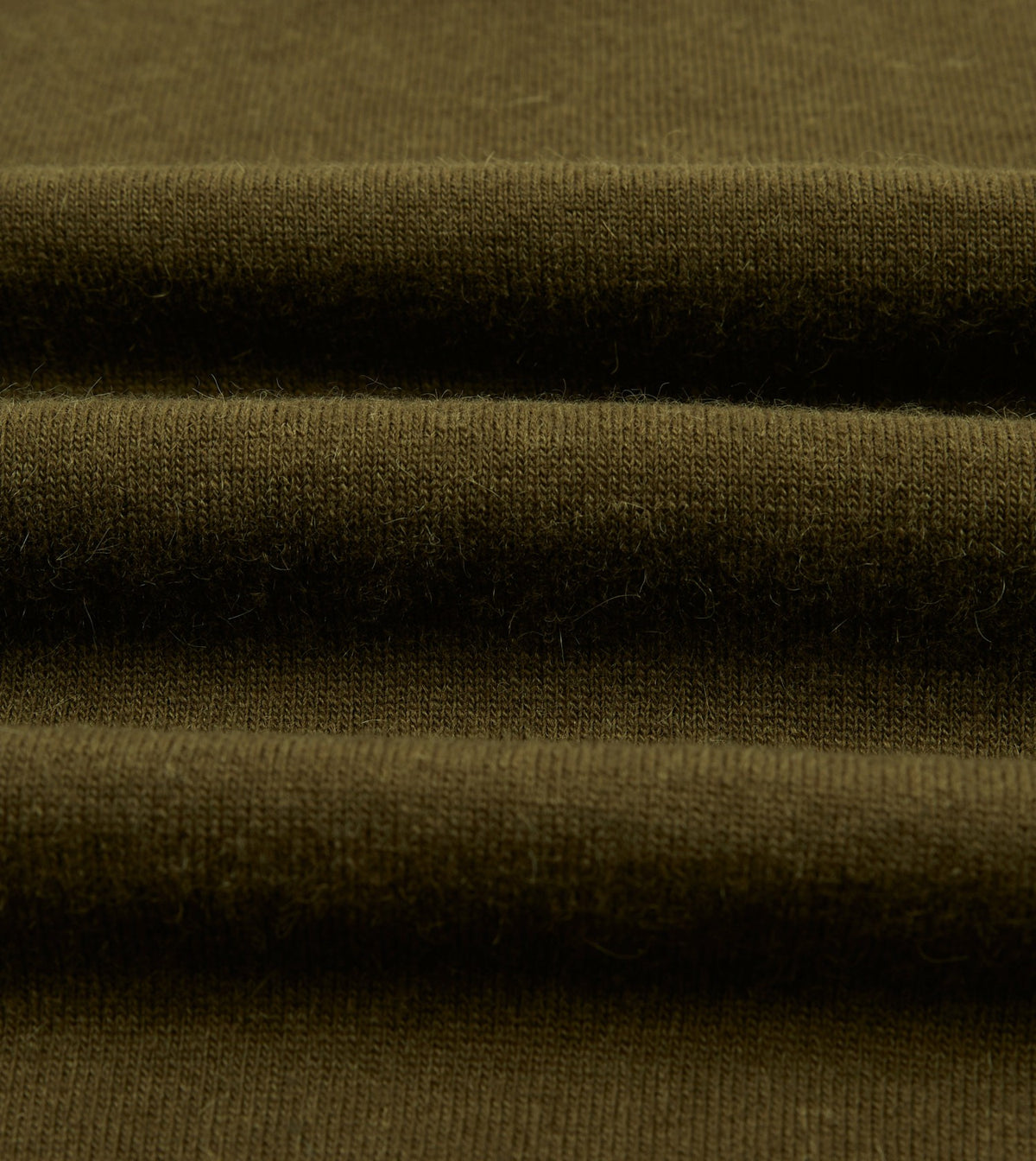 Drake's Olive Alpaca Wool Knitted Polo