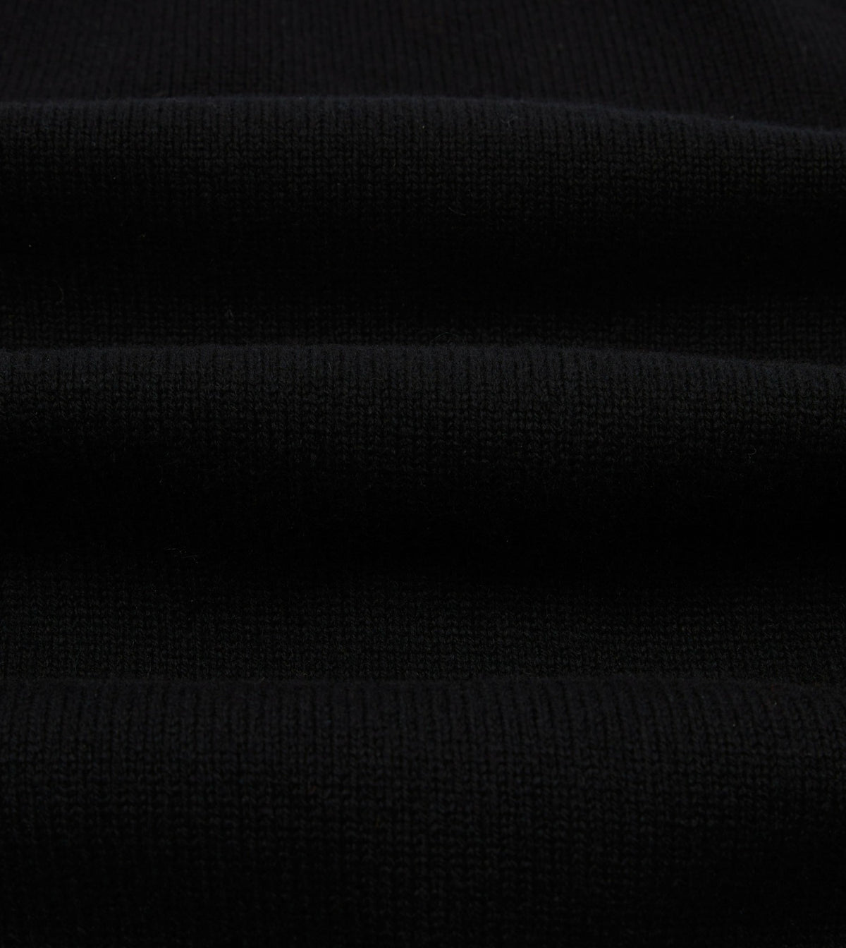Drake's Black Lambswool 6 Button Cardigan