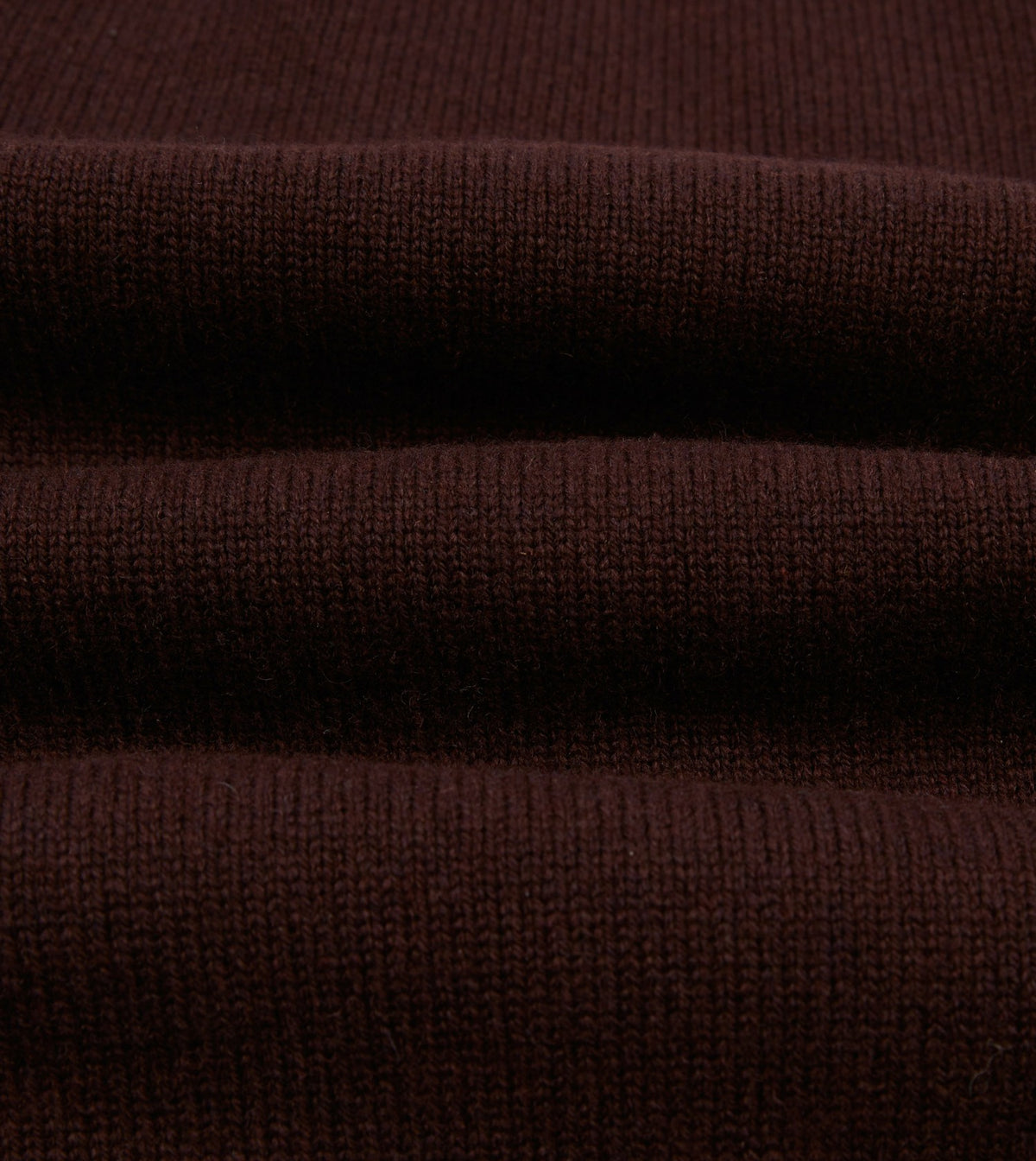 Drake's Dark Brown Lambswool 6 Button Cardigan