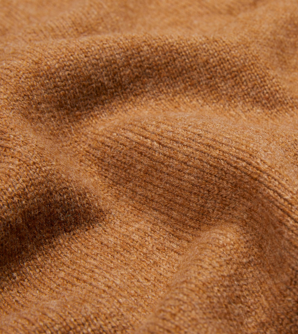 Drake's Brown Lambswool 6 Button Cardigan