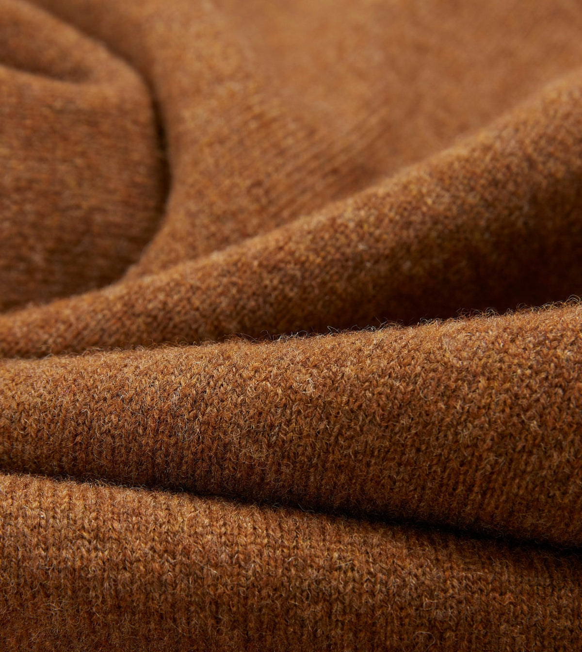 Drake's Light Brown Lambswool Sleeveless Cardigan