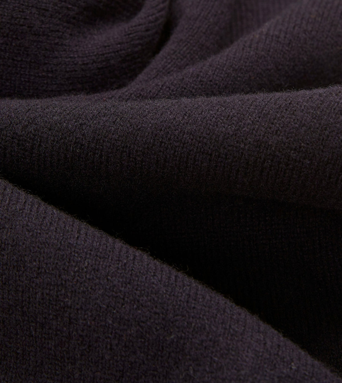 Drake's Navy Lambswool Sleeveless Cardigan