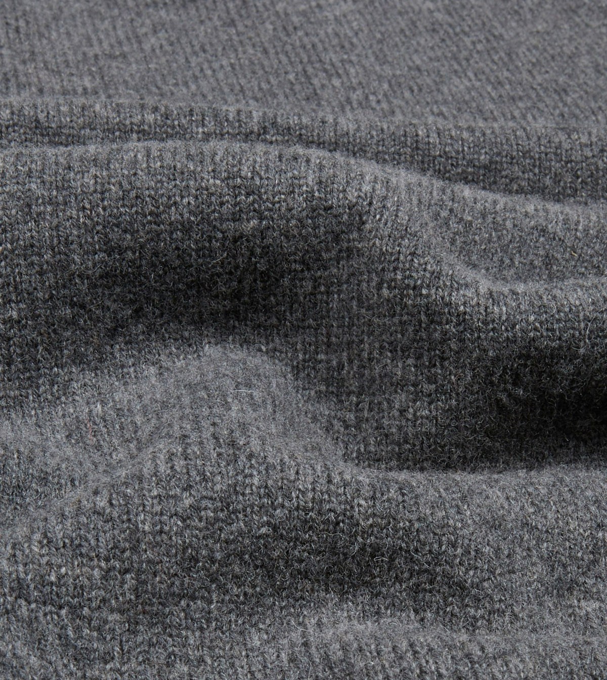 Drake's Grey Lambswool 6 Button Cardigan