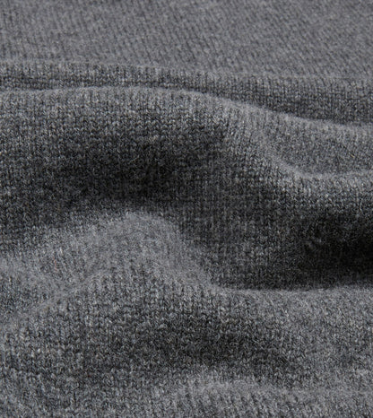 Drake's Grey Lambswool 6 Button Cardigan
