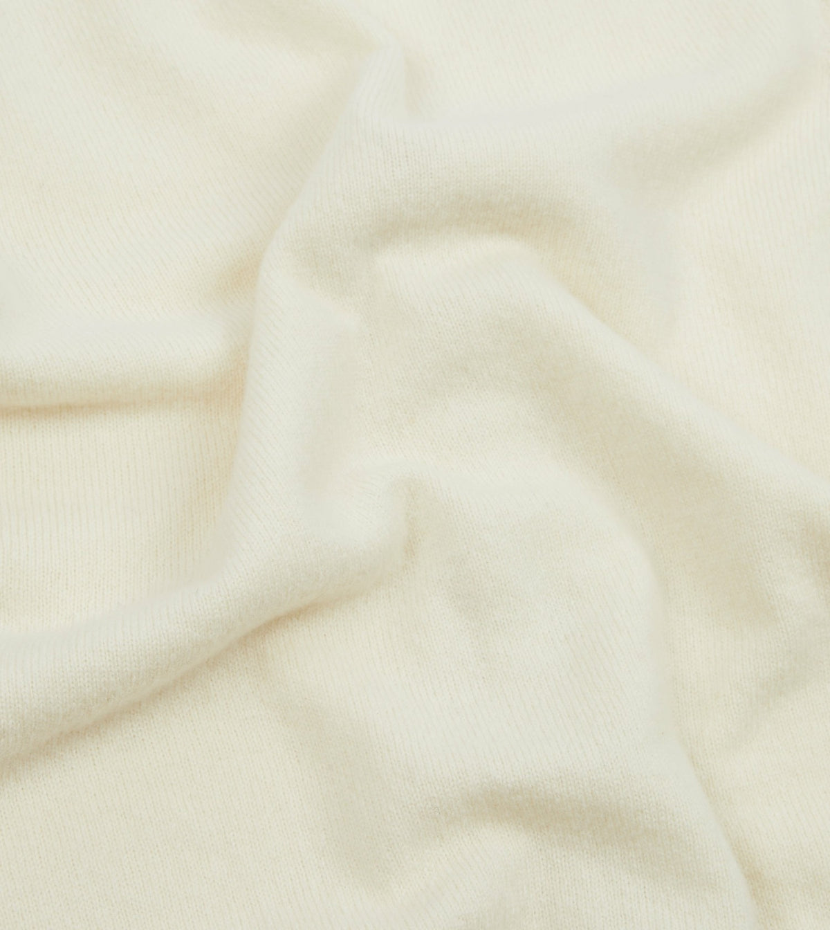 Drake's Ecru Lambswool Sleeveless Cardigan