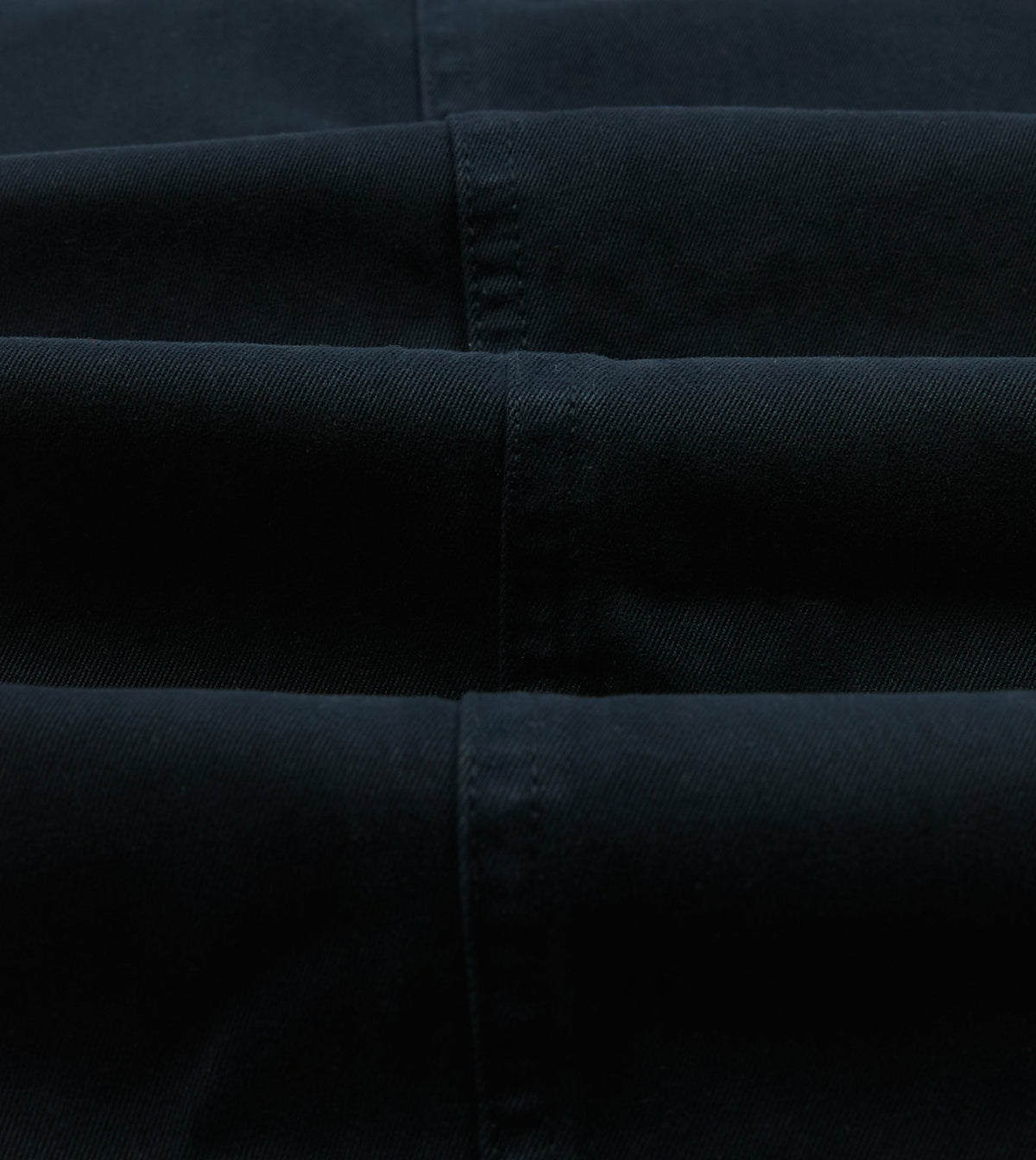 Drake's Navy Heavy Cotton Flat Front Chino