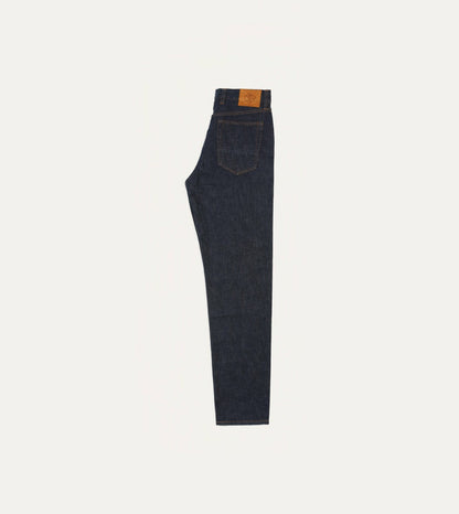 Drake's Indigo Rinse 14.2oz Japanese Selvedge Denim Five-Pocket Jeans