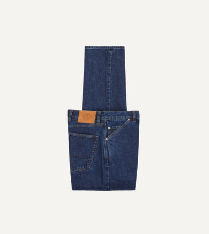 Drake's Stone Wash 14.2oz Japanese Selvedge Denim Five-Pocket Jeans
