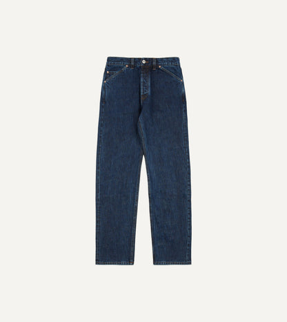 Drake's Stone Wash 14.2oz Japanese Selvedge Denim Five-Pocket Jeans