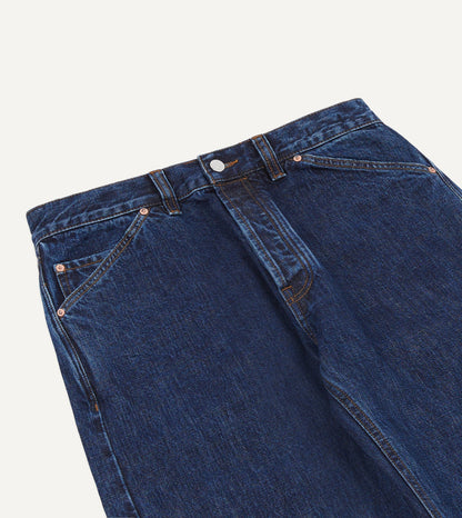 Drake's Stone Wash 14.2oz Japanese Selvedge Denim Five-Pocket Jeans
