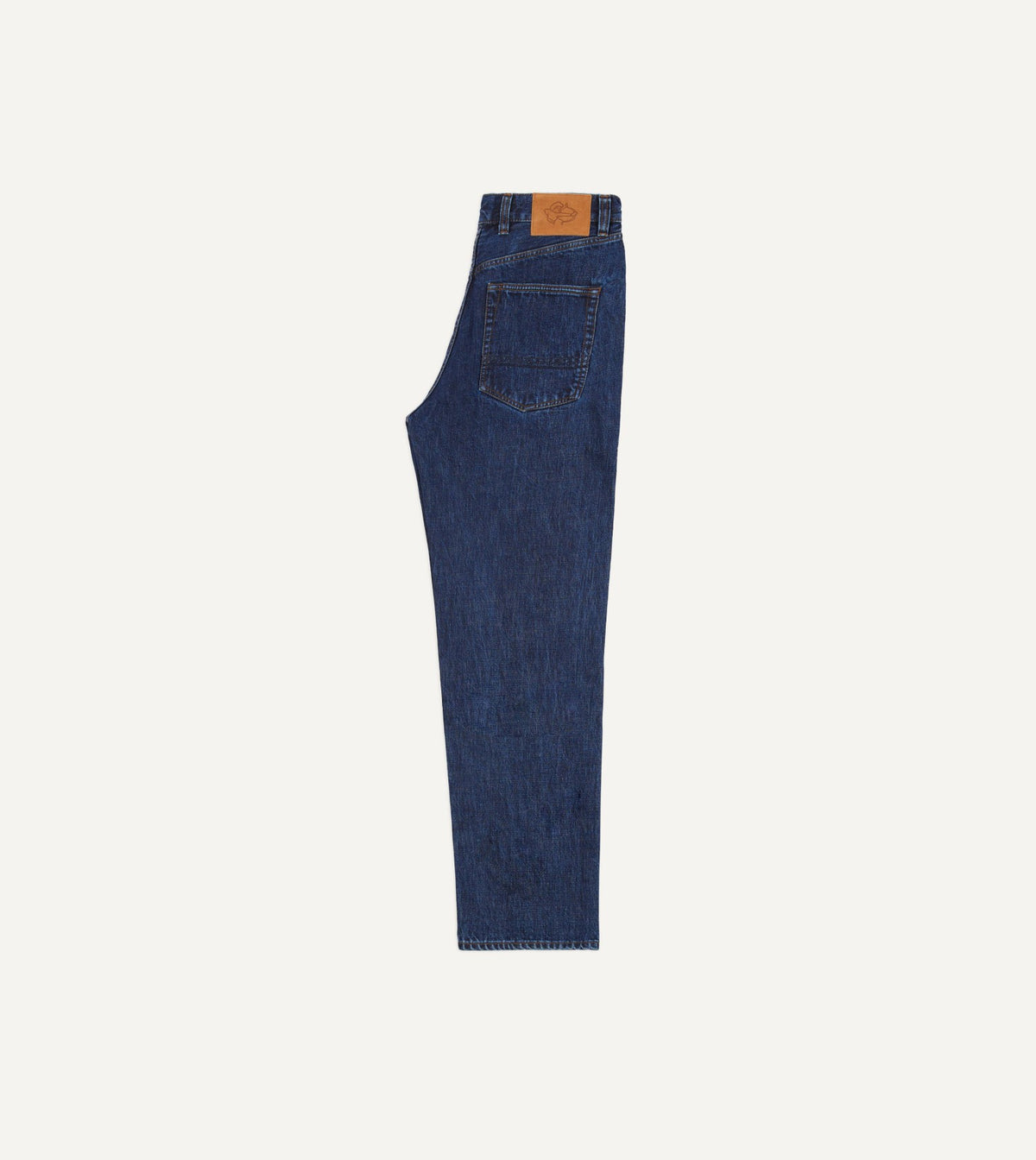 Drake's Stone Wash 14.2oz Japanese Selvedge Denim Five-Pocket Jeans