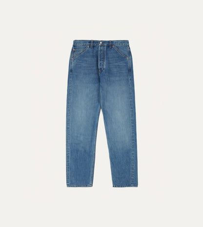 Drake's Custom Wash 14.2oz Japanese Selvedge Denim Five-Pocket Jeans