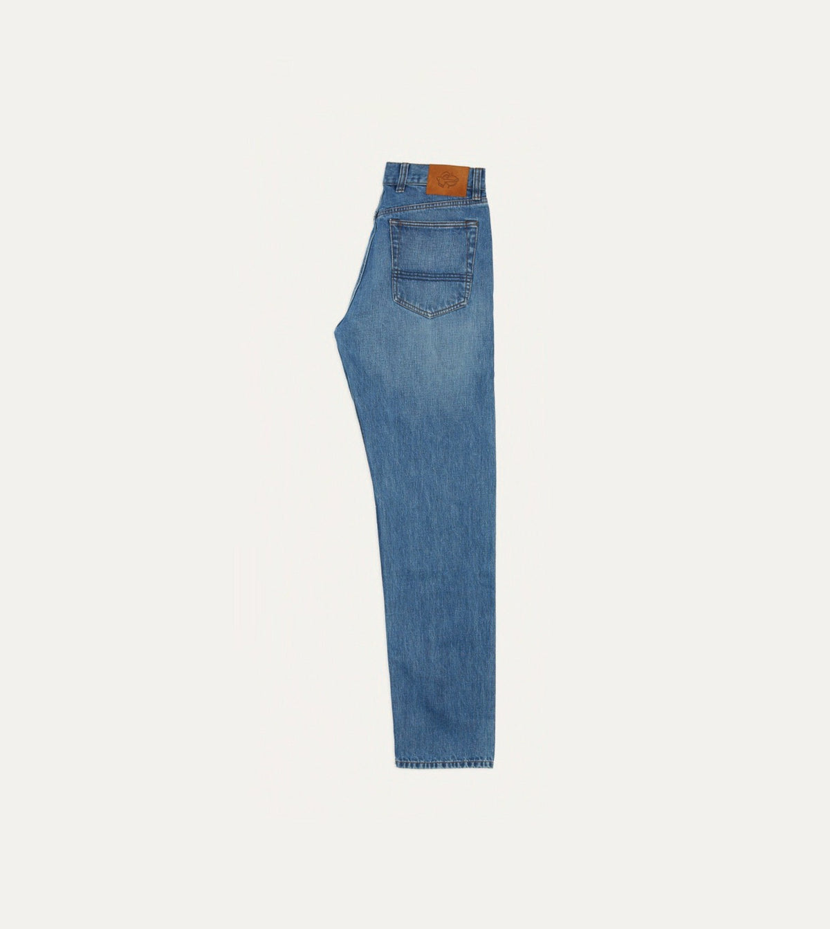 Drake's Custom Wash 14.2oz Japanese Selvedge Denim Five-Pocket Jeans