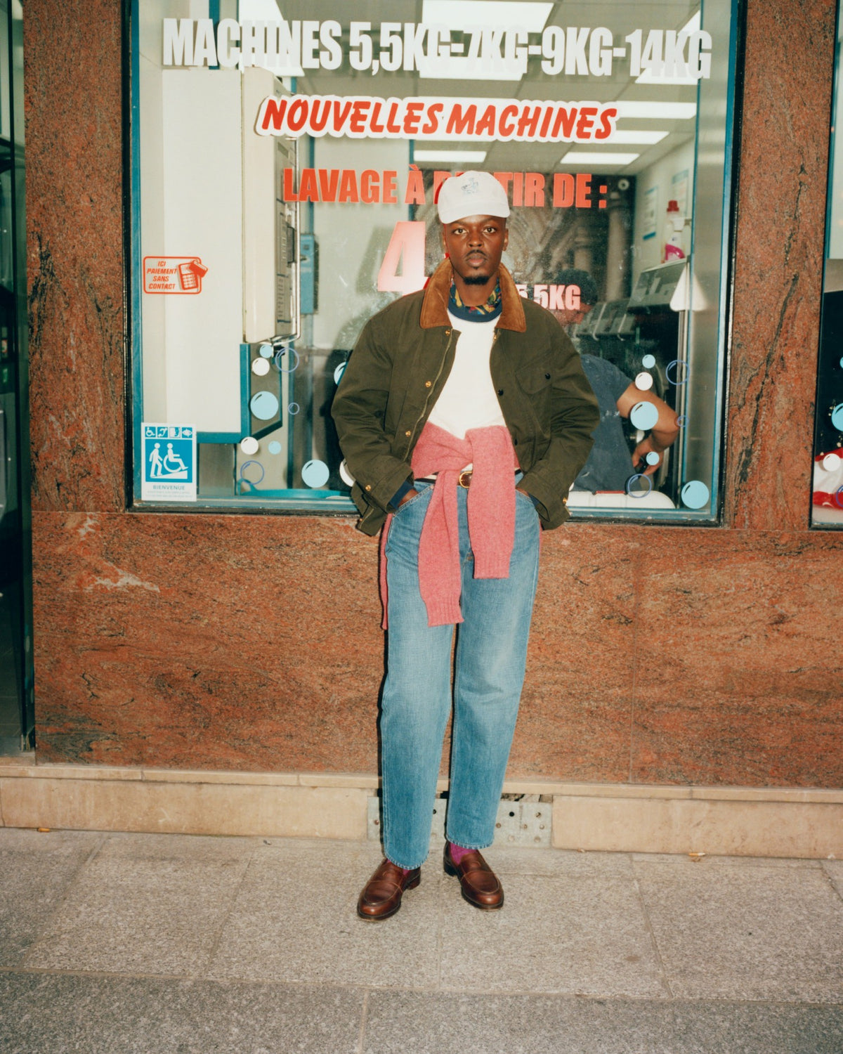 Drake's Custom Wash 14.2oz Japanese Selvedge Denim Five-Pocket Jeans