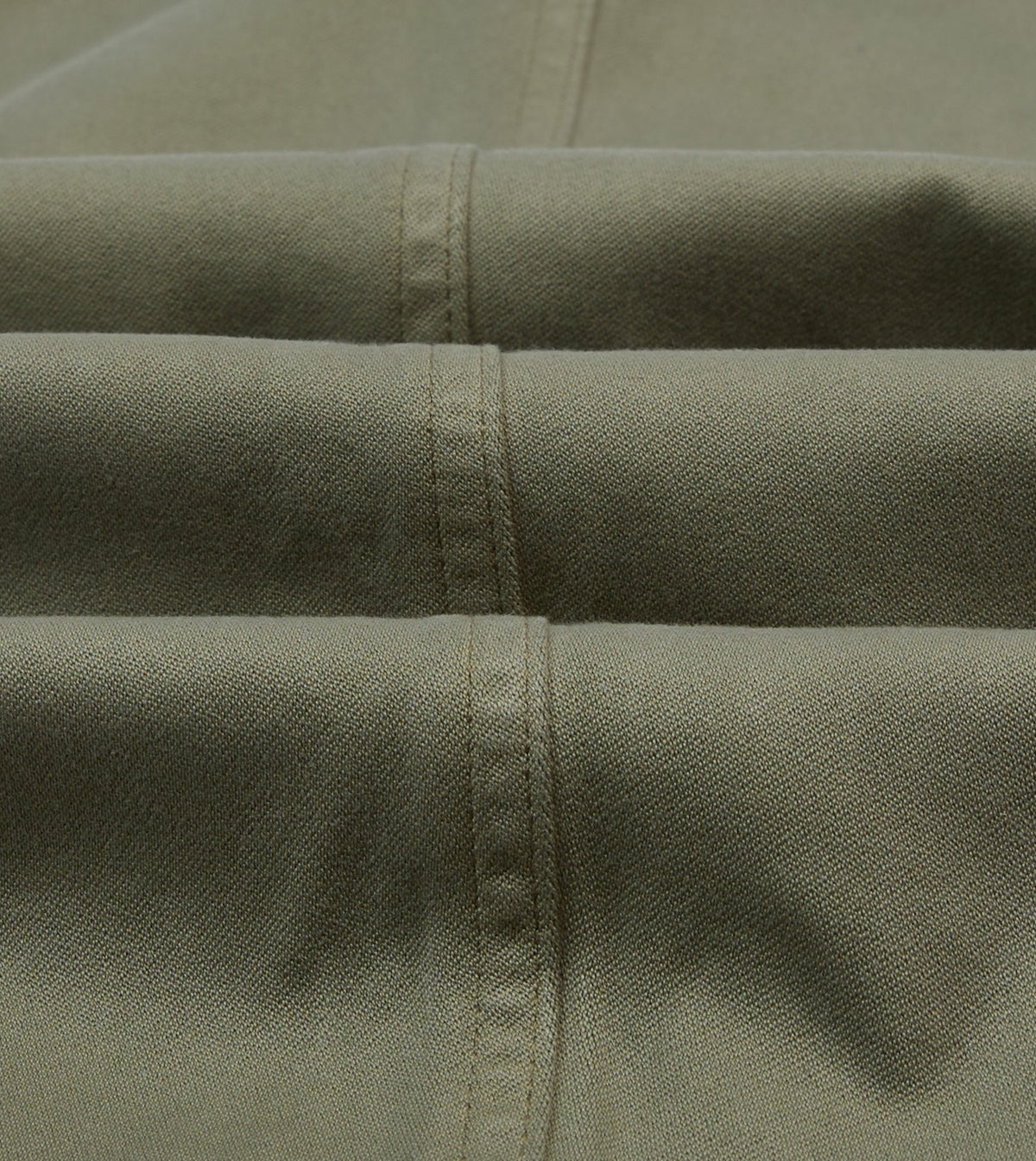 Drake's Light Olive Cotton Fatigue Trouser