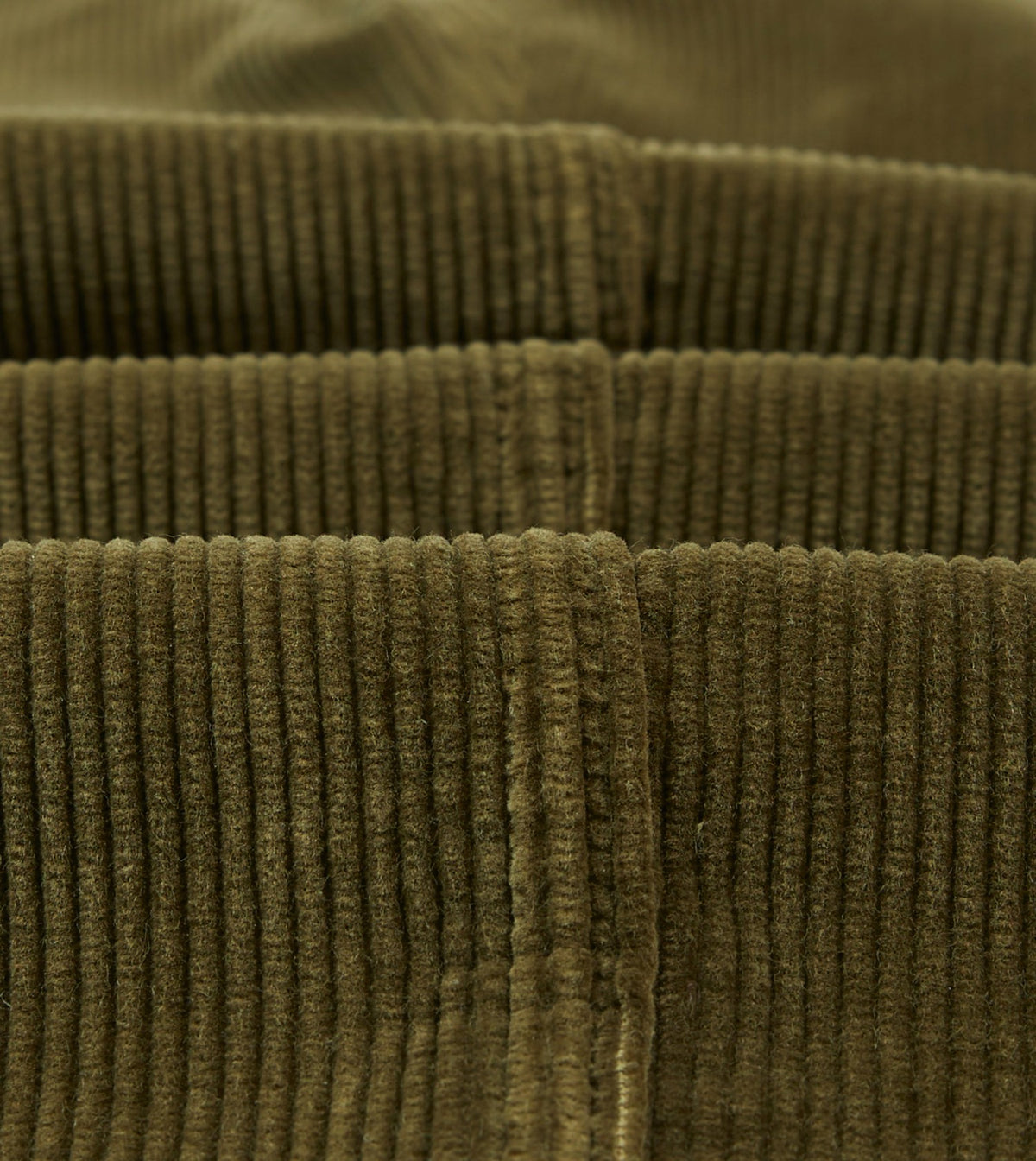 Drake's Olive Cotton Corduroy Games Trousers