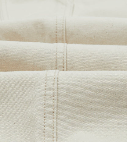 Drake's Ecru Cotton Canvas Carpenter Jeans