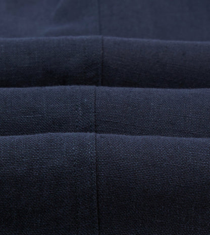 Drake's Navy Antique Linen Games Trousers