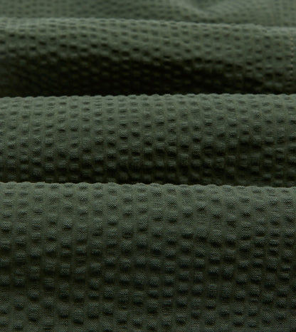 Drake's Olive Seersucker Games Trousers