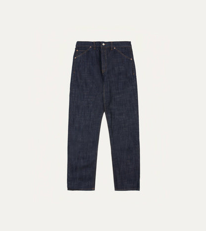 Drake's Indigo Rinse 15.5oz Japanese Selvedge Denim Five-Pocket Jeans