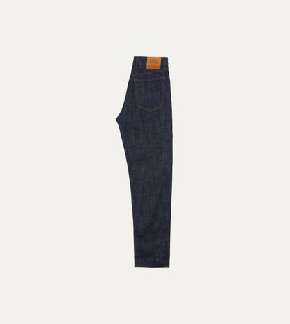 Drake's Indigo Rinse 15.5oz Japanese Selvedge Denim Five-Pocket Jeans