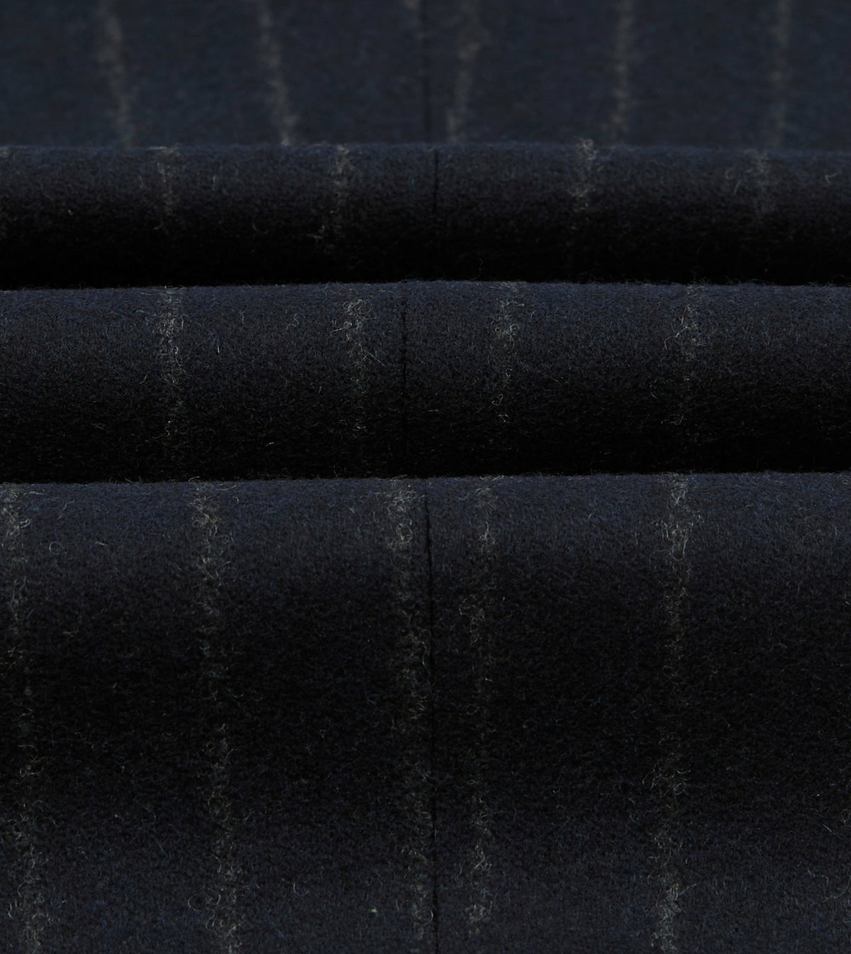Drake's Navy Chalkstripe Wool Flannel Single-Pleat Trouser