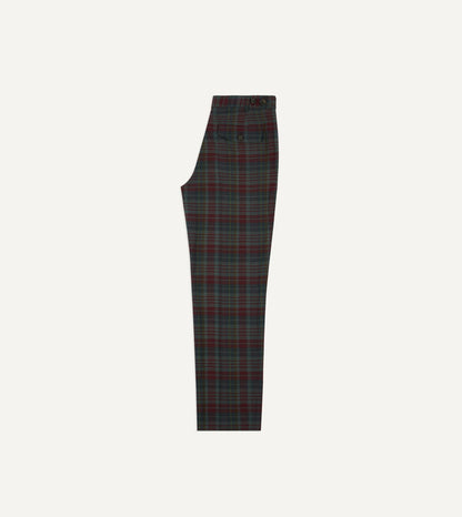 Drake's Madras Check Games Trouser