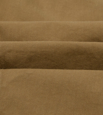 Drake's Tan Cotton Twill Fatigue Trouser