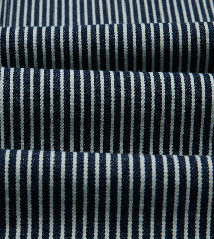 Drake's Indigo Hickory Stripe Games Trouser