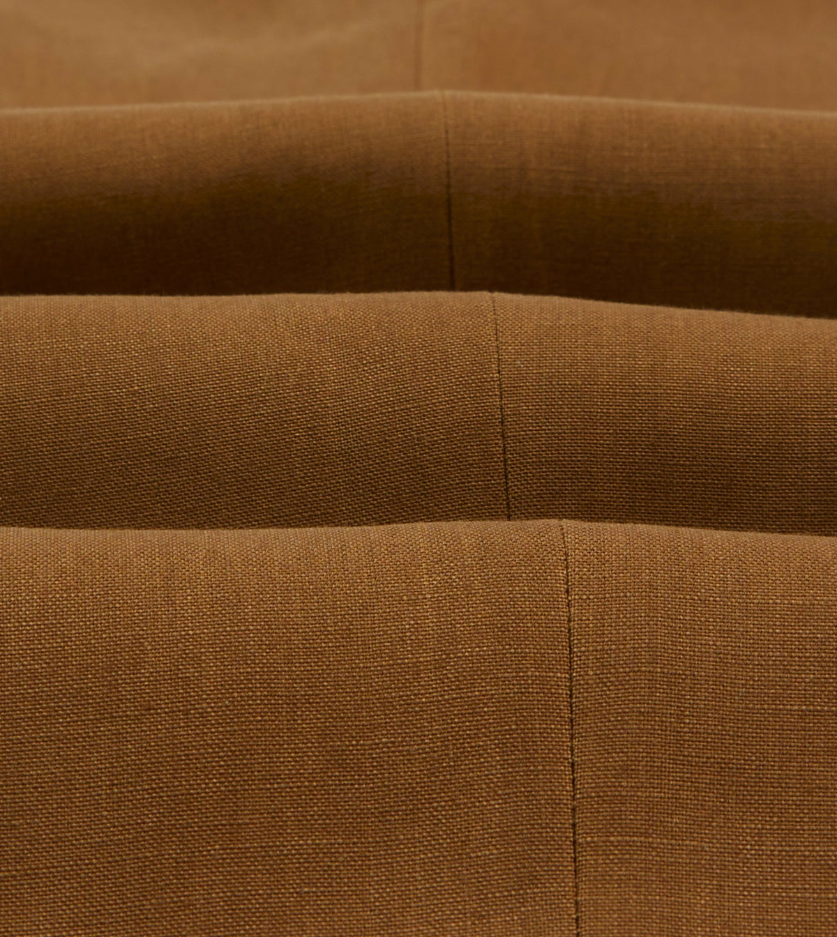Drake's Brown Irish Linen Single Pleat Trouser
