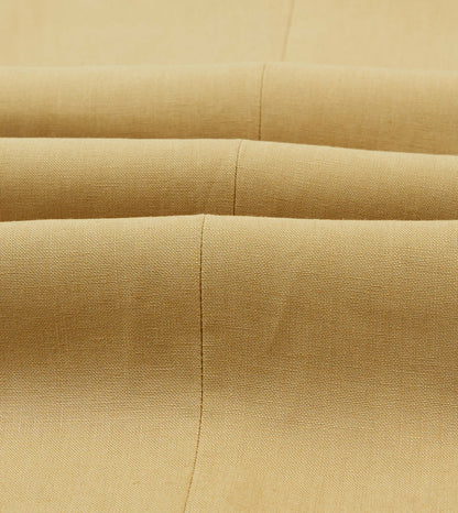 Drake's Sand Irish Linen Single Pleat Trouser