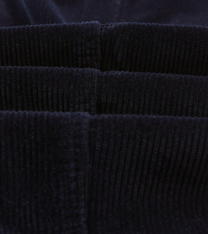Drake's Navy Cotton Corduroy Games Trousers