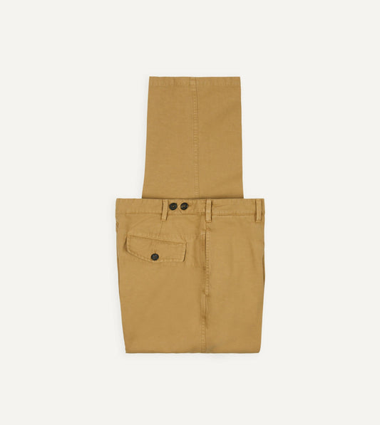 Drake's Sand Cotton-Linen Games Trouser