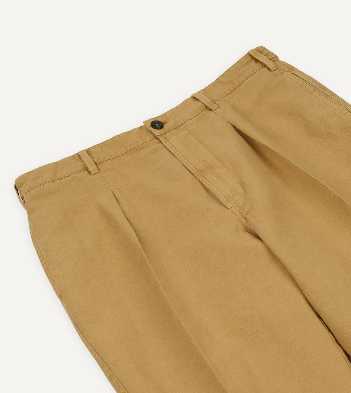 Drake's Sand Cotton-Linen Games Trouser