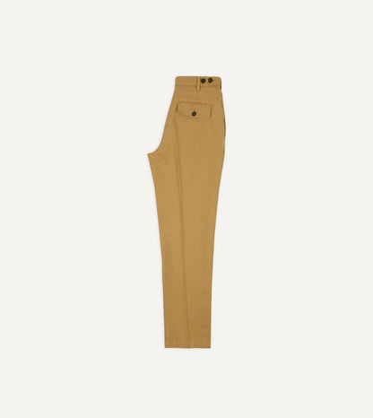 Drake's Sand Cotton-Linen Games Trouser