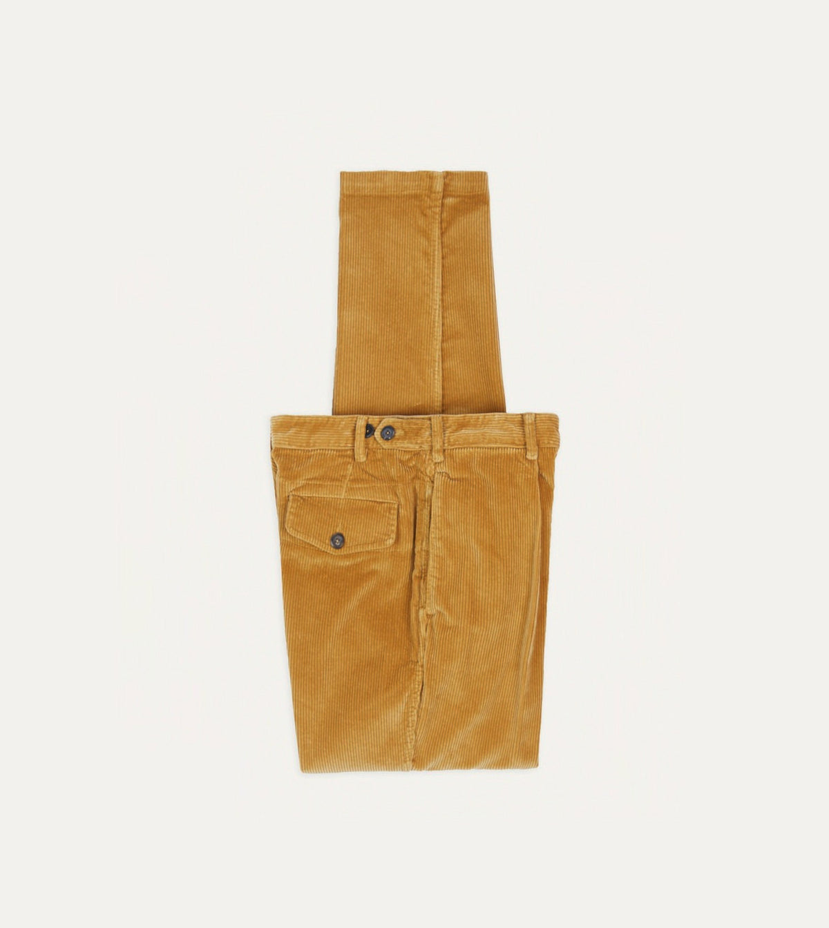 Drake's Corn Cotton Corduroy Games Trousers