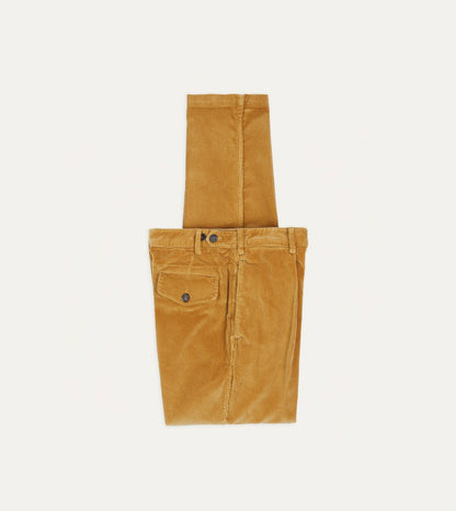 Drake's Corn Cotton Corduroy Games Trousers