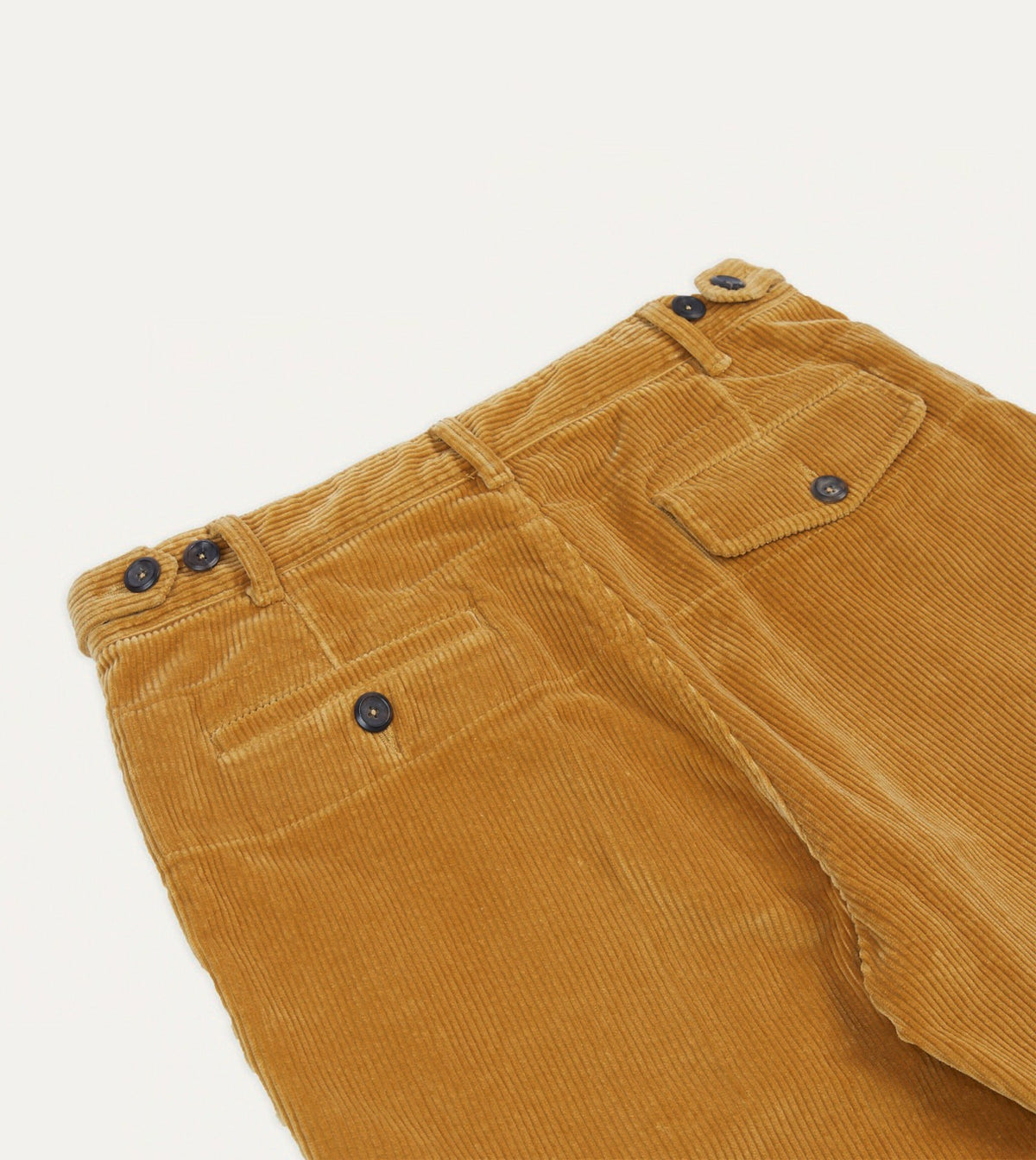 Drake's Corn Cotton Corduroy Games Trousers