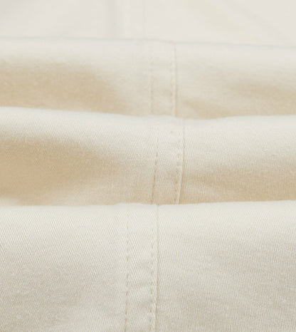 Drake's Ecru Cotton Drawstring Trousers